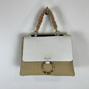 Lulu & Grey Chic White & Tan Luxury Handbag - Perfect for Every Occasion!